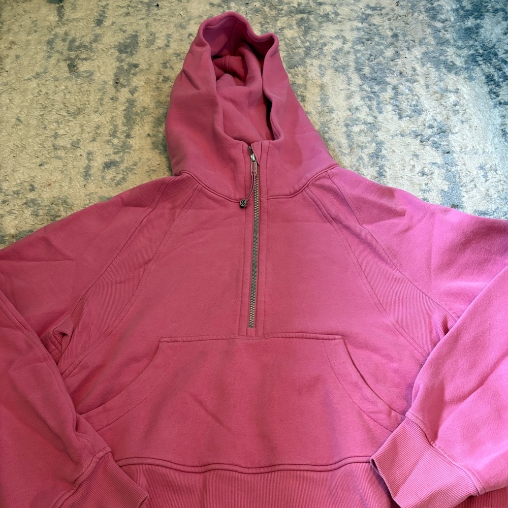 Lululemon quarter zip pink
